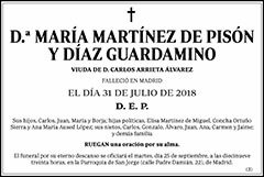 María Martínez de Pisón y Díaz Guardamino